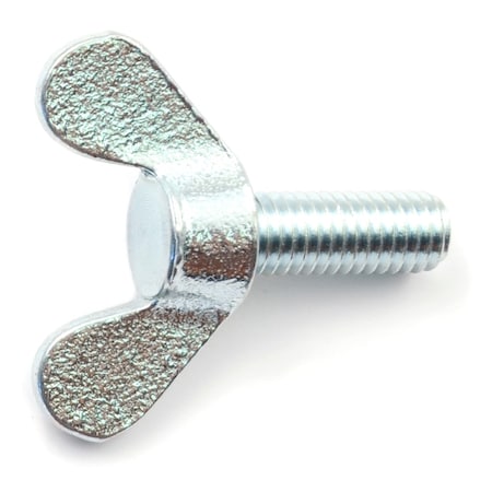 Midwest Fastener Thumb Screw, M1.25 Thread Size, Zinc Plated Steel, 20 mm Lg, 5 PK 31374